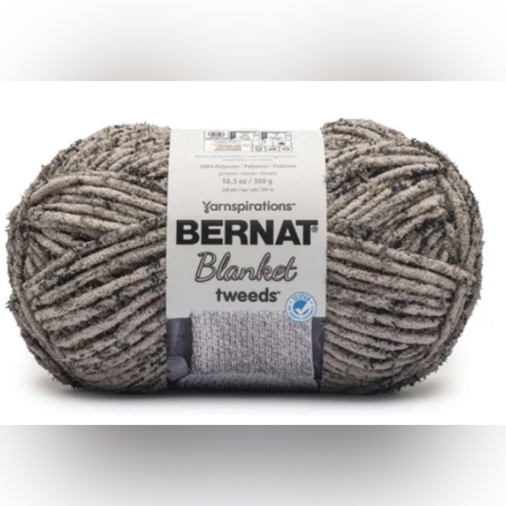 NEW Yarn Bernat Blanket Tweeds - color: Dove